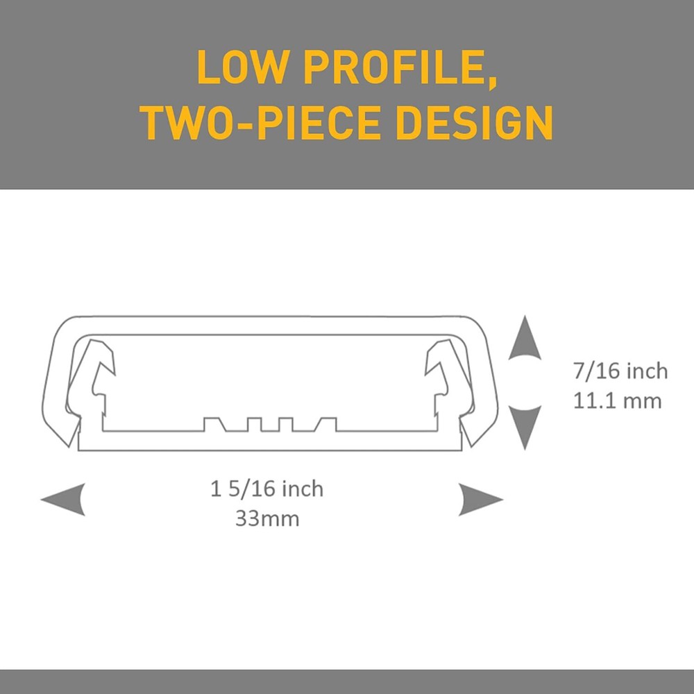 Legrand Nmw2s Nonmetallic Plastic Raceway For Extending Power Single Pole Switch