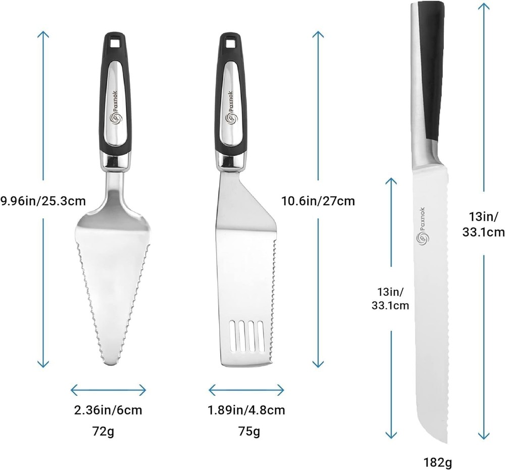 Cake Knife & Pie Server Set W/ Luxury Gift Box Kitchen Essentials Cake Cutter