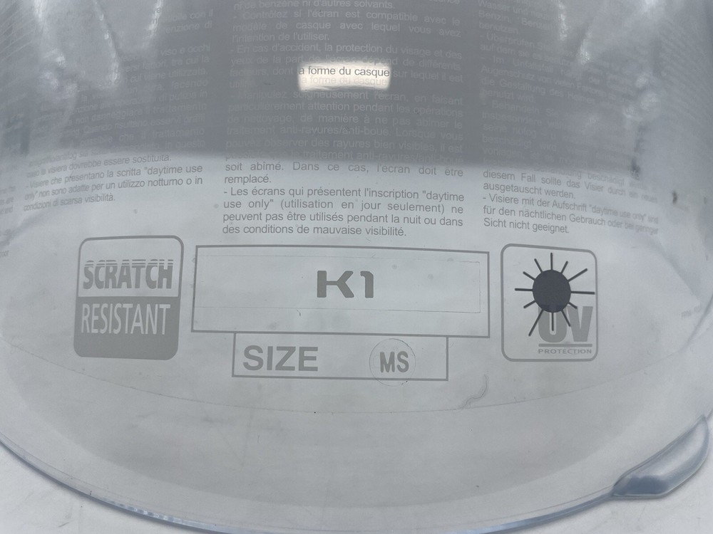 AGV Helmet Faceshield Visor Clear - scratch resistant