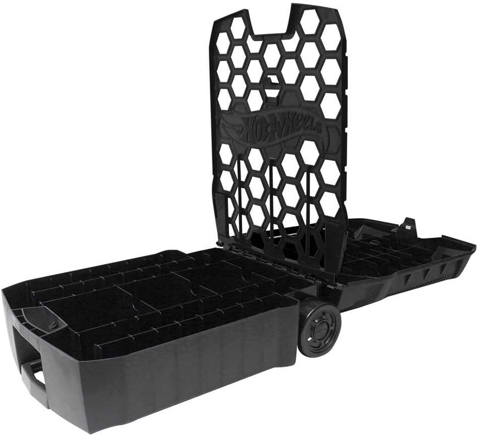 Hot Wheels 100-Car, Rolling Storage Case with Retractable Handle, Model:20135