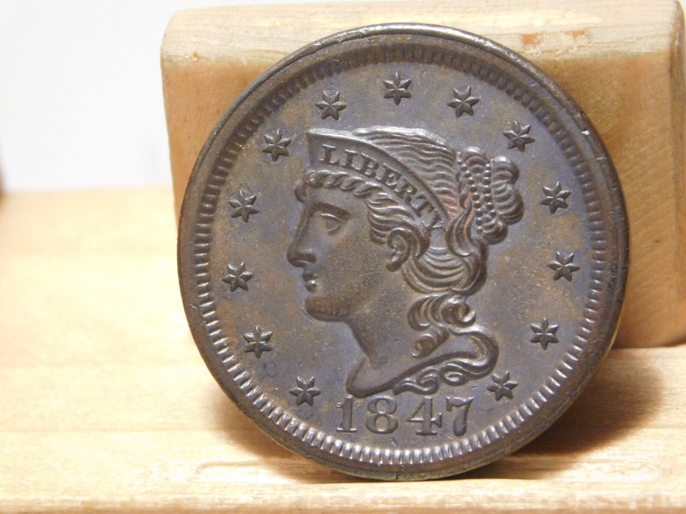 1847 U.S. large cent