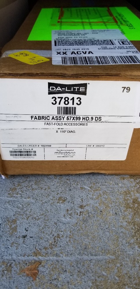Da-lite Screen Replacement Fabric Assembly