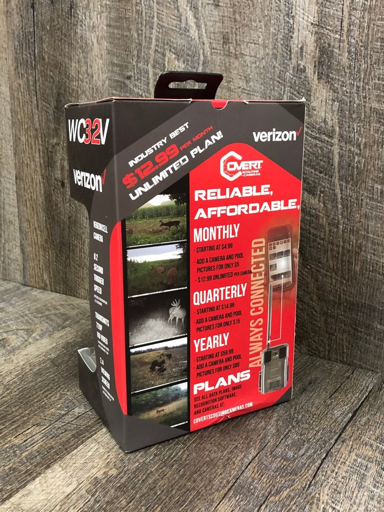 SEALED Covert Scouting Cellular Trail Camera Verizon Cell Camera CC0159 WC32-V