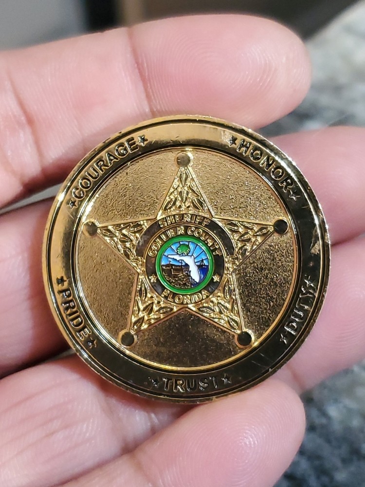 RARE Collier County Sheriff's Office Challenge Coin