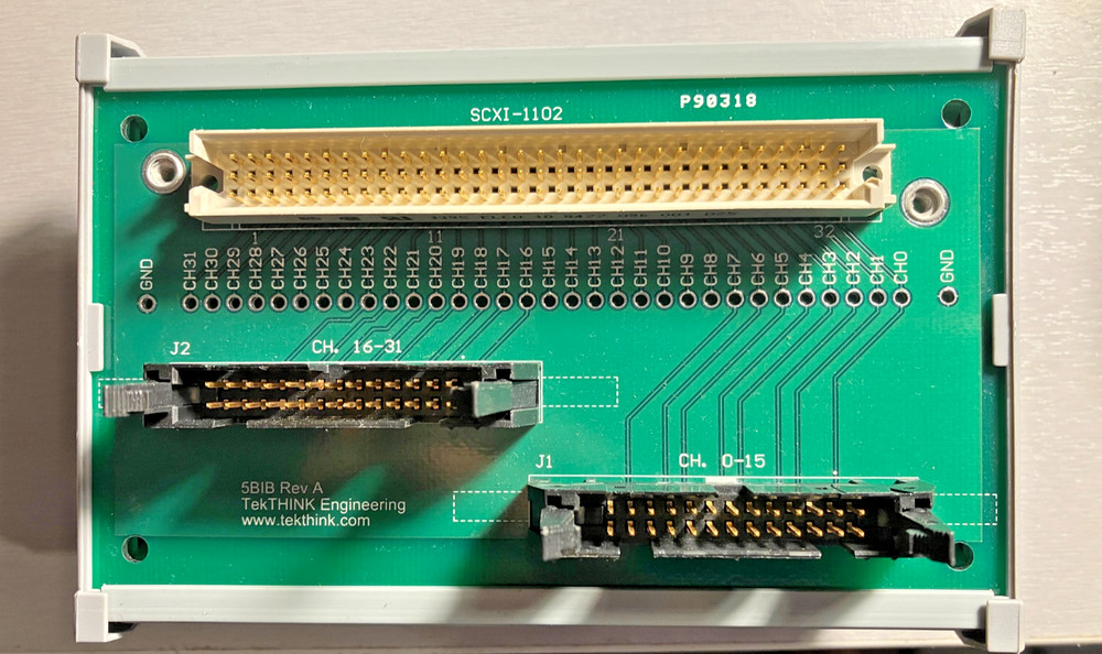 SCXI-1102 Terminal Block 32 Channel Connector Module
