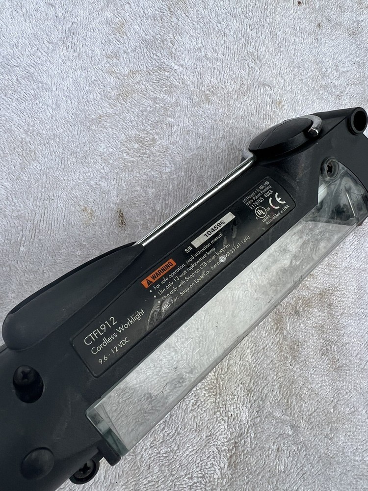 🇺🇸Snap-On CTFL912 9.6-12VDC Cordless Worklight🇺🇸