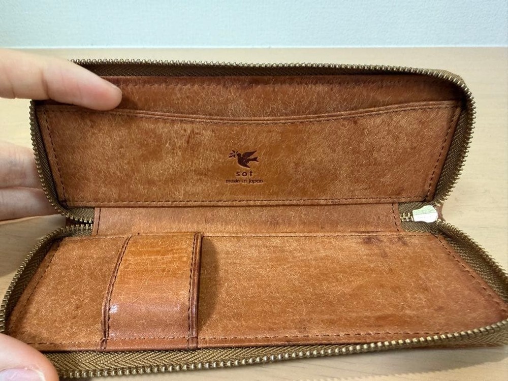Sot Pueblo leather pen case #997c73