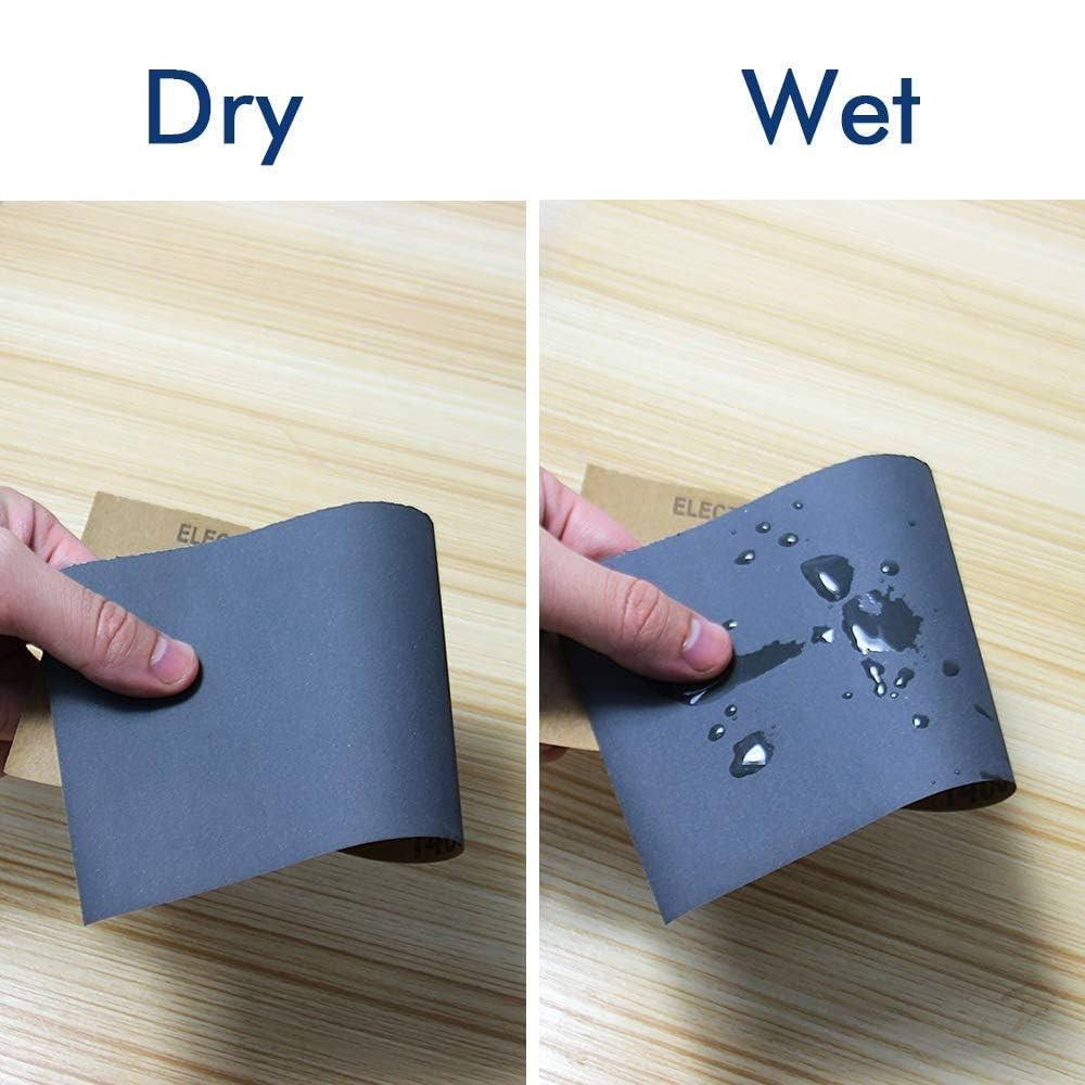 Complete 12PCS Sandpaper Assortment - Ultimate Grit Range for All Projects