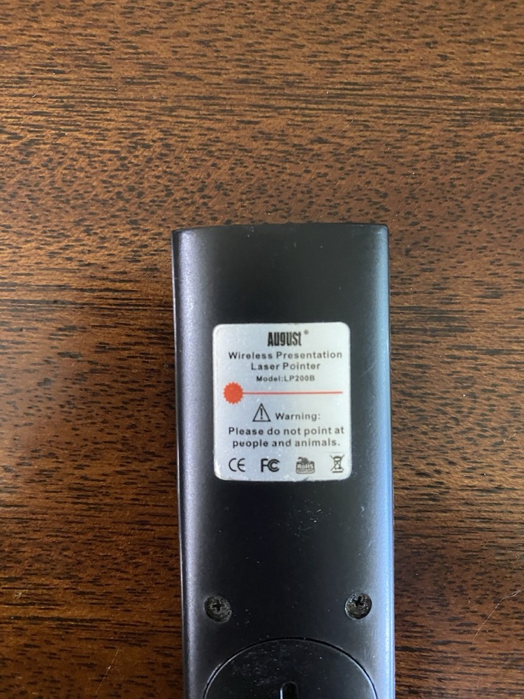 August Wireless Presentation Laser Pointer USB