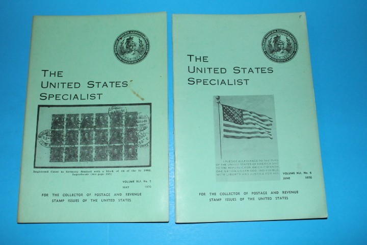 The United States Specialist Journal 1970 Full year BlueLakeStamps Timeless info