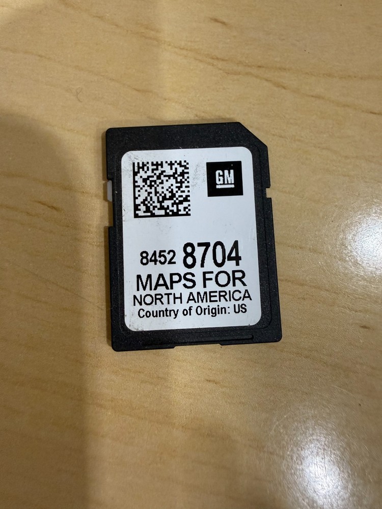 XT4 CADIILAC NAVIGATION SD CARD 84528704 OEM