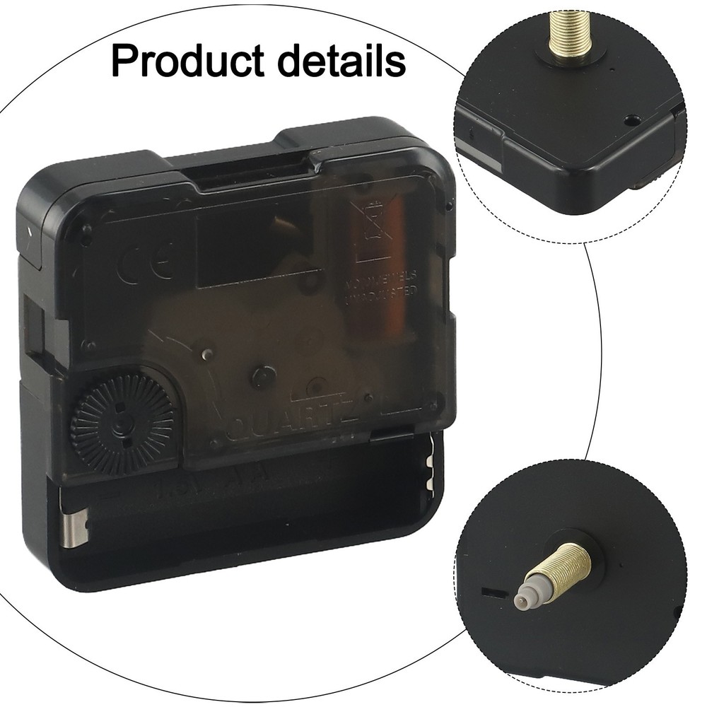 For DIY Silent Quartz Clock Movement with Precise Timekeeping and Easy Install
