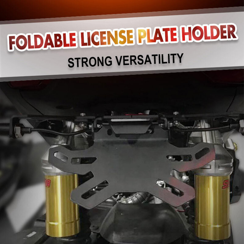 Foldable Tail Tidy License Plate Holder For BMW S1000RR R1200R/RS F800 R1250GS