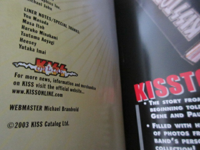 KISS 2003 Japan Tour Book Concert Program with Ticket Stub for Budokan Concert