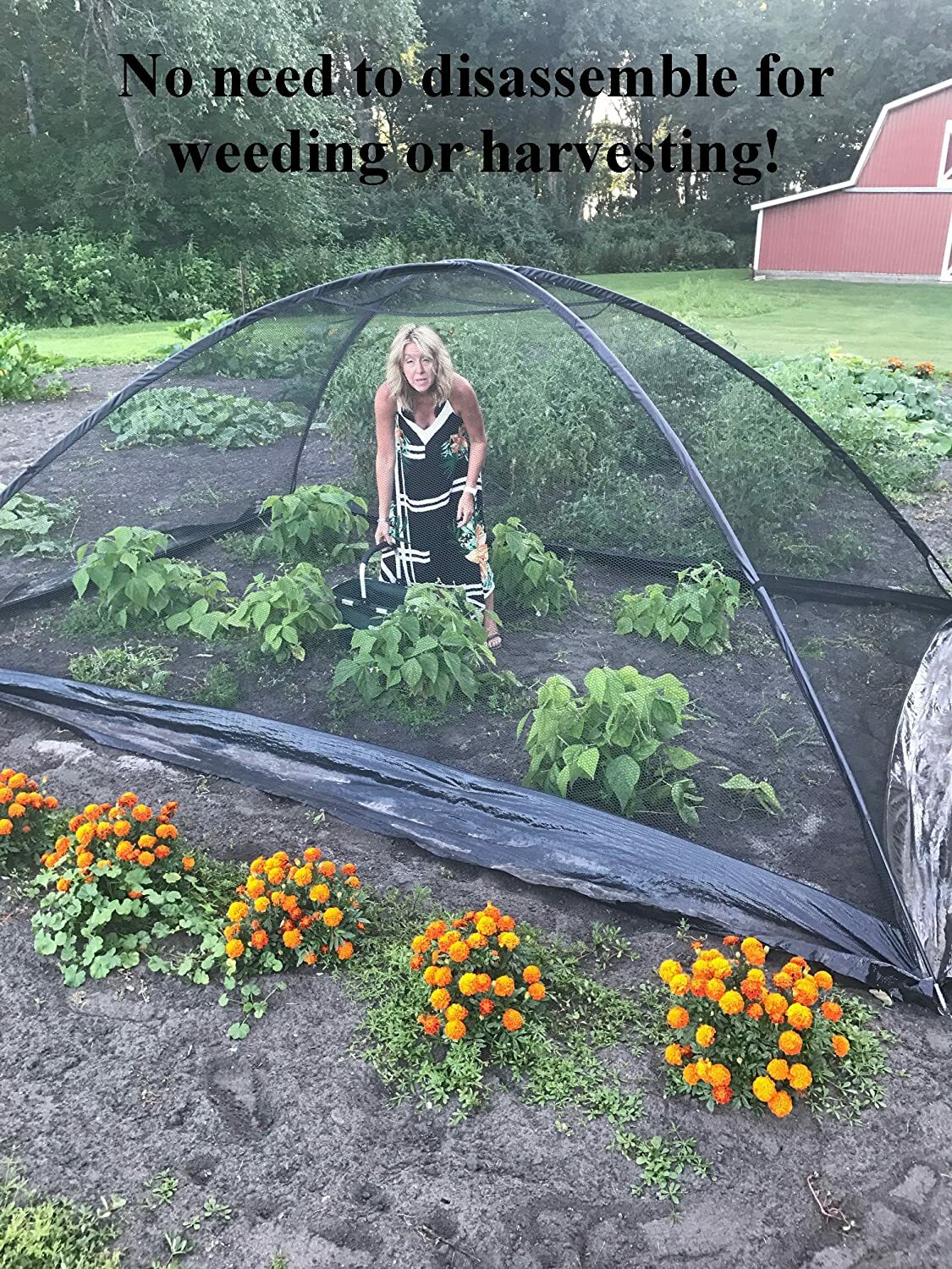 EasyPro Pond Garden Cover Protective Net Tent Dome Netting 8' x10' Cover Area