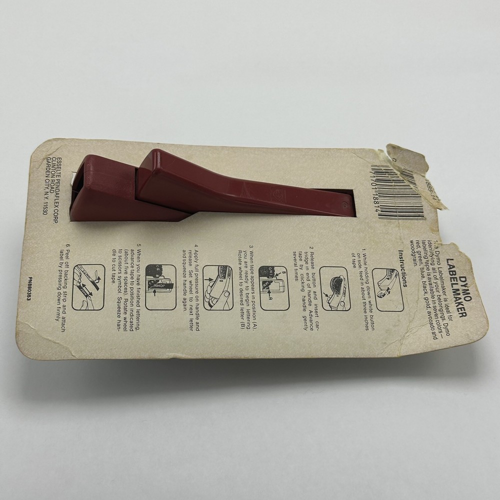 DYMO Labelmaker 1885-14 Tape 3/8" Red