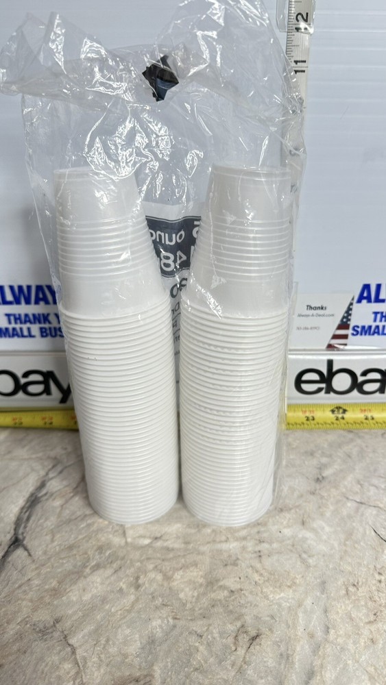 SYSCO RELIANCE 5 oz. TRANSLUCENT Plastic CUPS Translucent 990 CT New CLEAR CUP