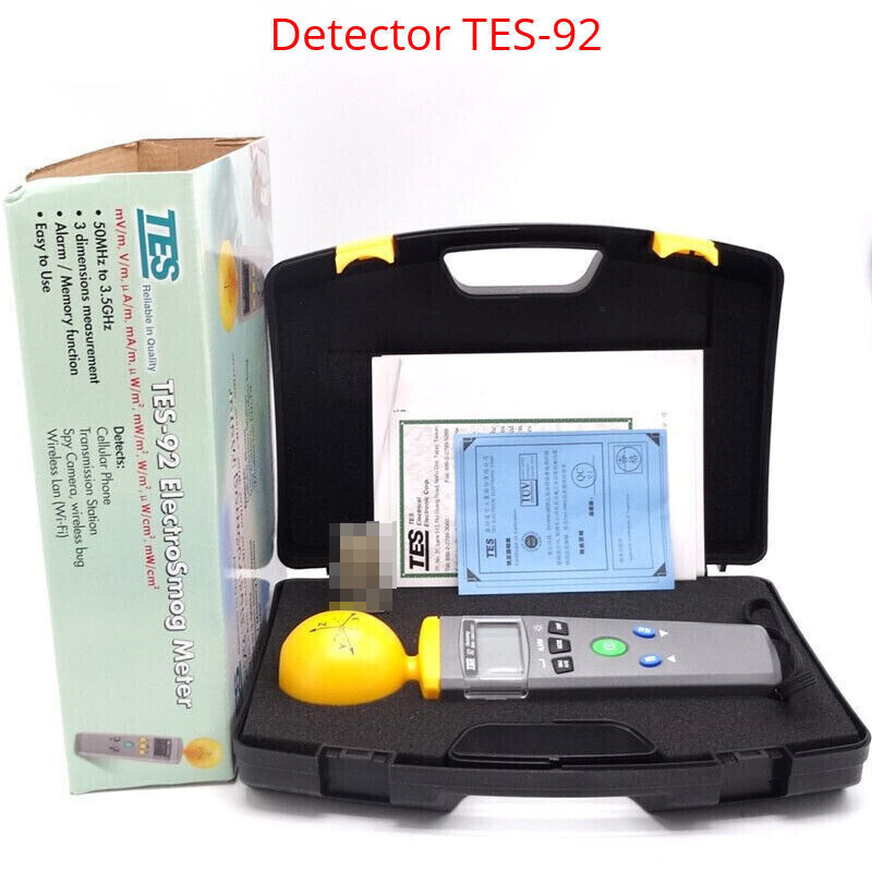 TES-92 Digital 3-Axis EMF Meter Data Logger Electromagnetic Radiation Detector