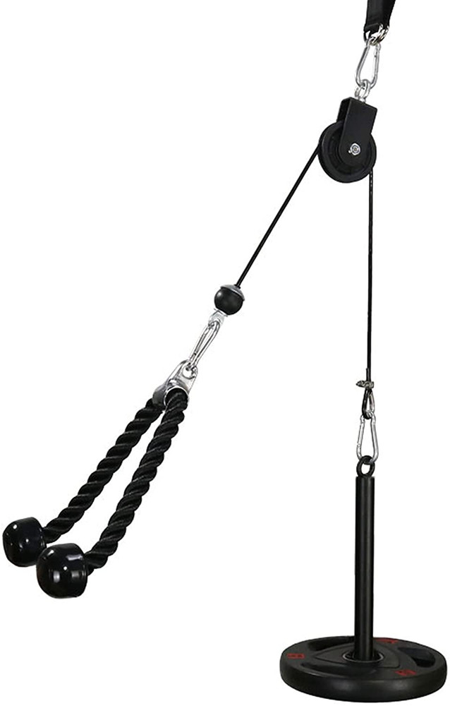 LAT Pull down and Lift Weight Pulley System Cable Machine Pulley Attachment for