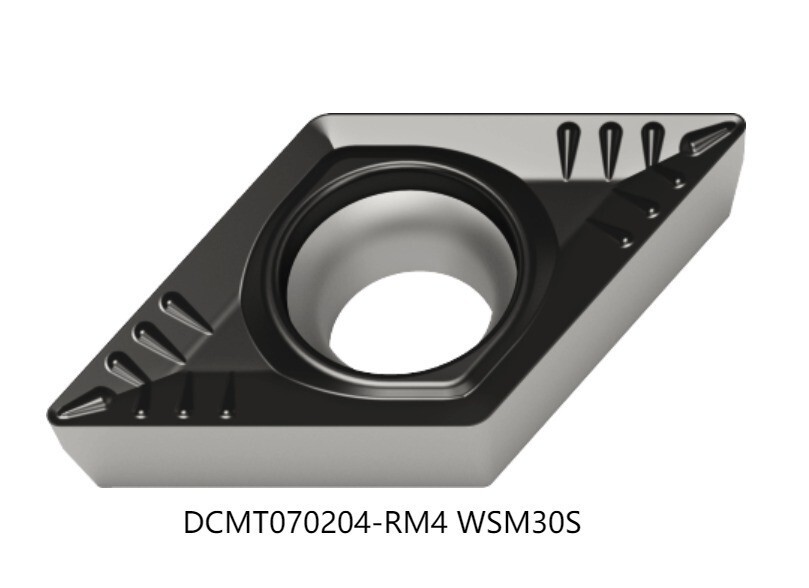 10  PCS  ORIGINAL  INSERTS     DCMT070204-RM4 WSM30S