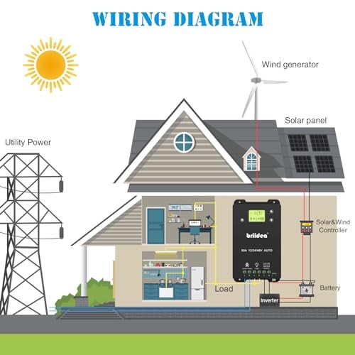 Automatic Transfer Switch, 50A 5500 Watt ATS Dual Power Controller for Black