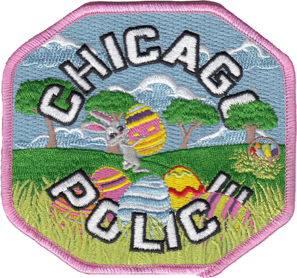 CHICAGO POLICE SHOULDER PATCH: Easter
