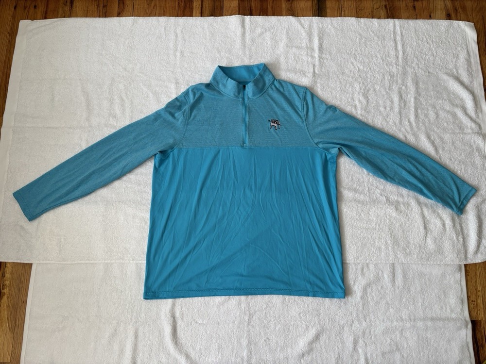 Yale Golf Course Under Armour Quarter Zip Pullover Size XXL