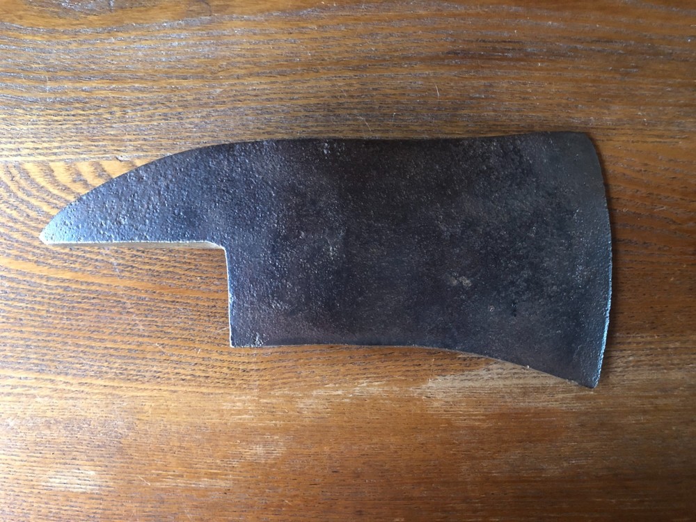 Vintage WARREN Script Fireman's Axe Head 2.75 lbs Antique Hatchet Man Cave Tool