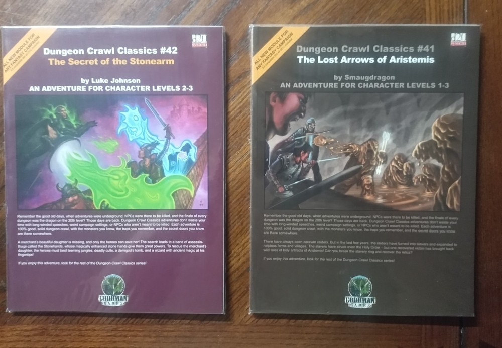 dungeon crawl classics #41 and #42
