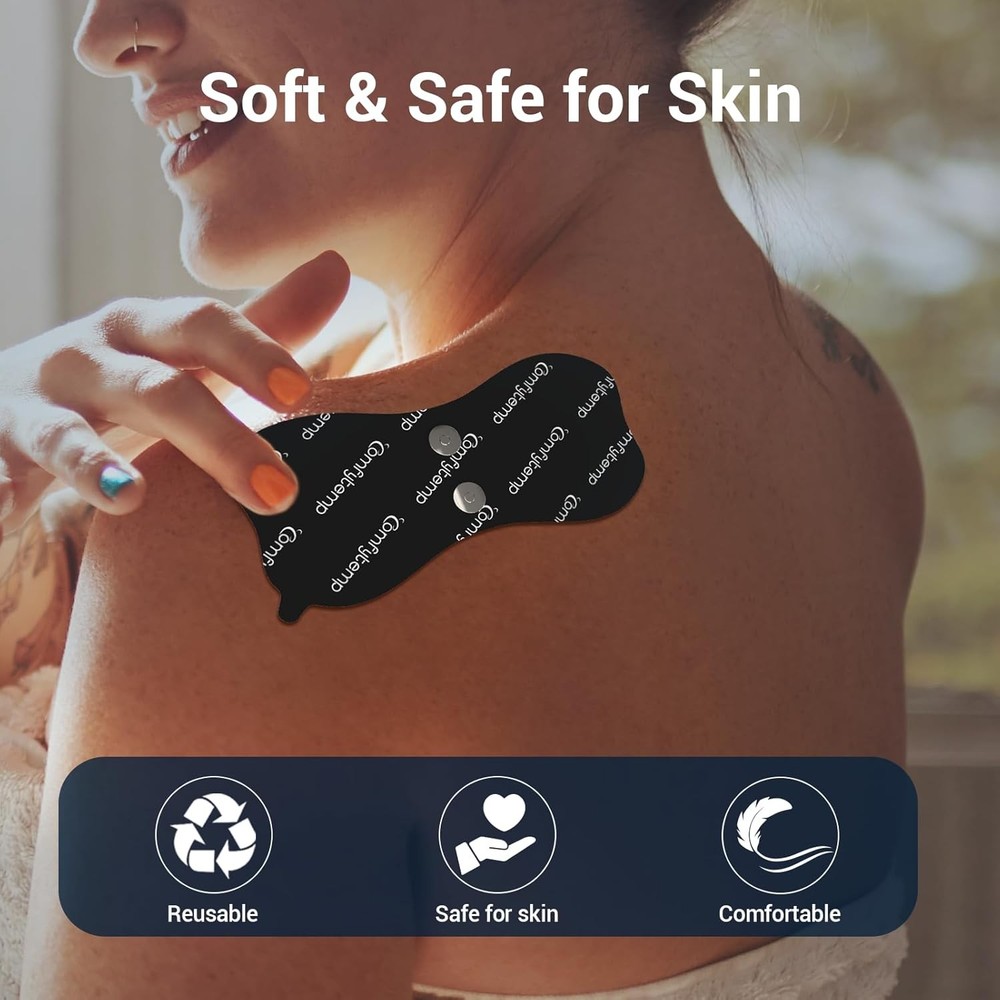 TENS Unit Electrode Pads 4 Pack Comfytemp Replacement