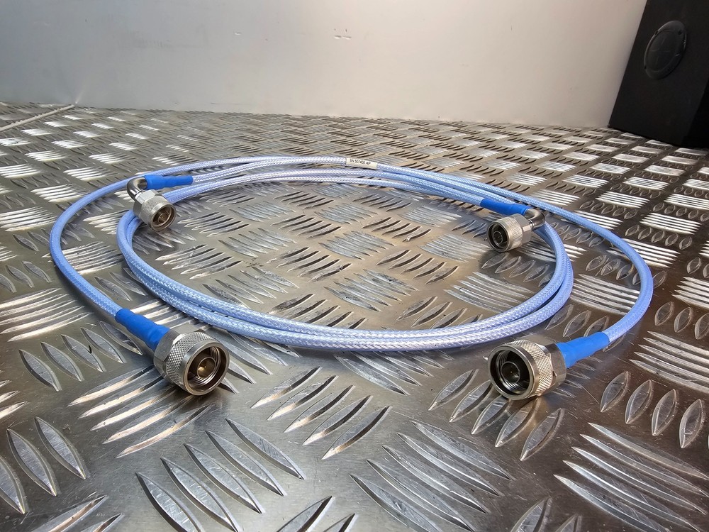 Huber+Suhner SUCOFLEX 104P RF Cable Set — 1 m + 2 m