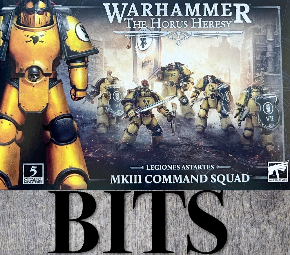 Warhammer Heresy Mark III VI COMMAND UPGRADE & APOTHECARION DETACHMENT Bit Bits