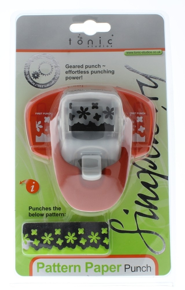 Tonic Studios Simplicity Pattern Paper Punch Floral Border Daisy Trim