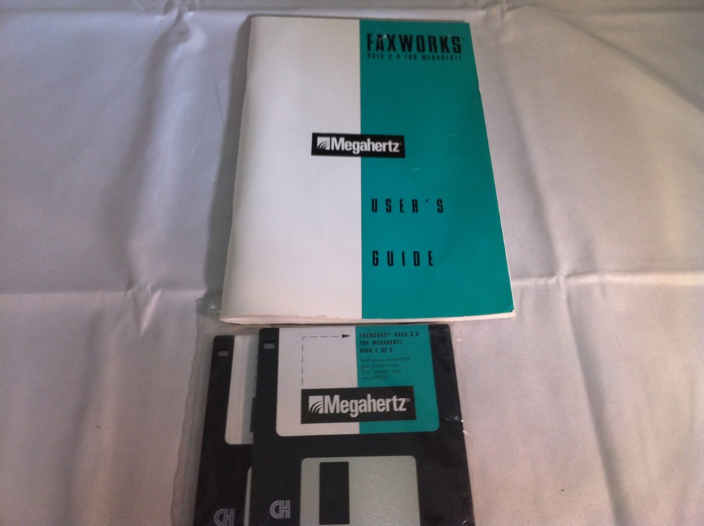 FaxWorks Data 3.0 for Megahertz 2-Disk Set