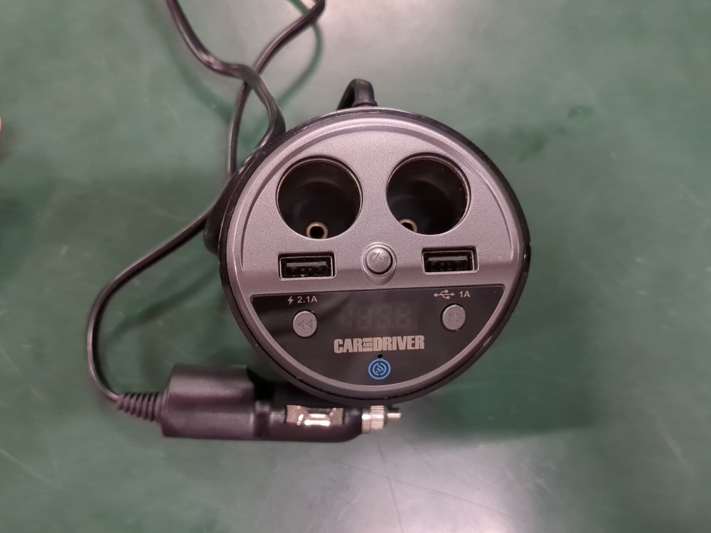 USED Car and Driver (CAD-4057) Cup Holder/Bluetooth FM Transmitter/Car Charger