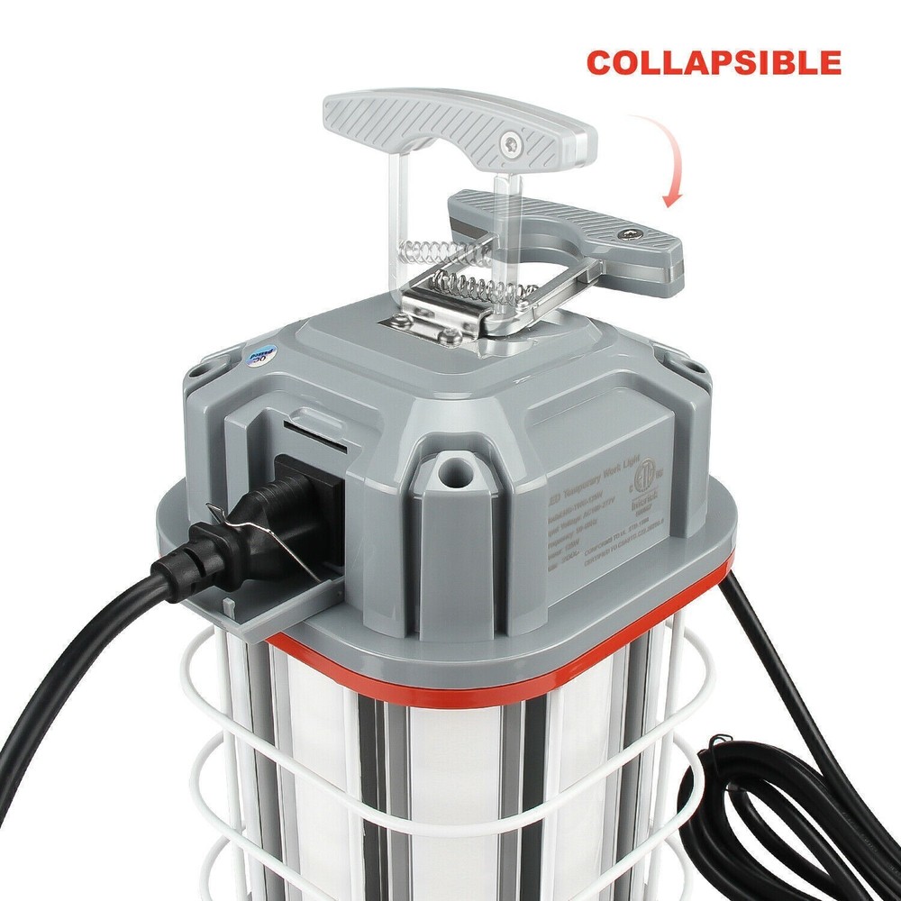 80W LED Temporary Work Light Construction Linkable Jobsite Light 5000K Daylight