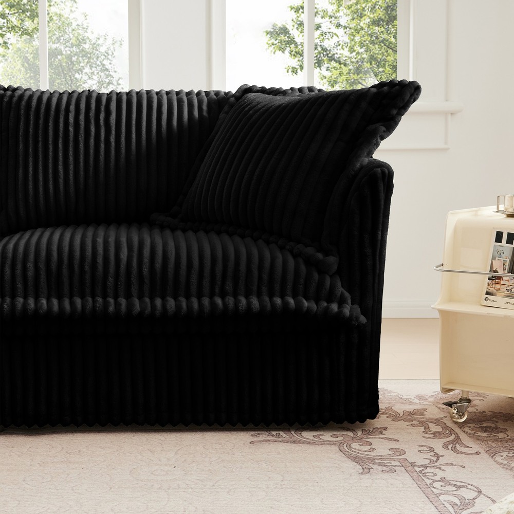 Koala sofa RSF W/1 Pillow -Black