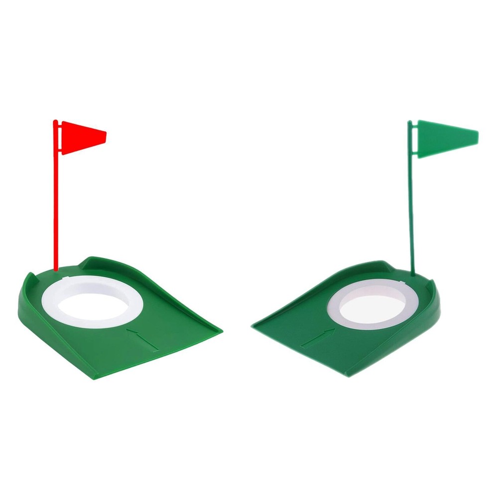 Golf Practice Putting Cup Adjustable Hole Flag In Practice Training Aid Outdoor