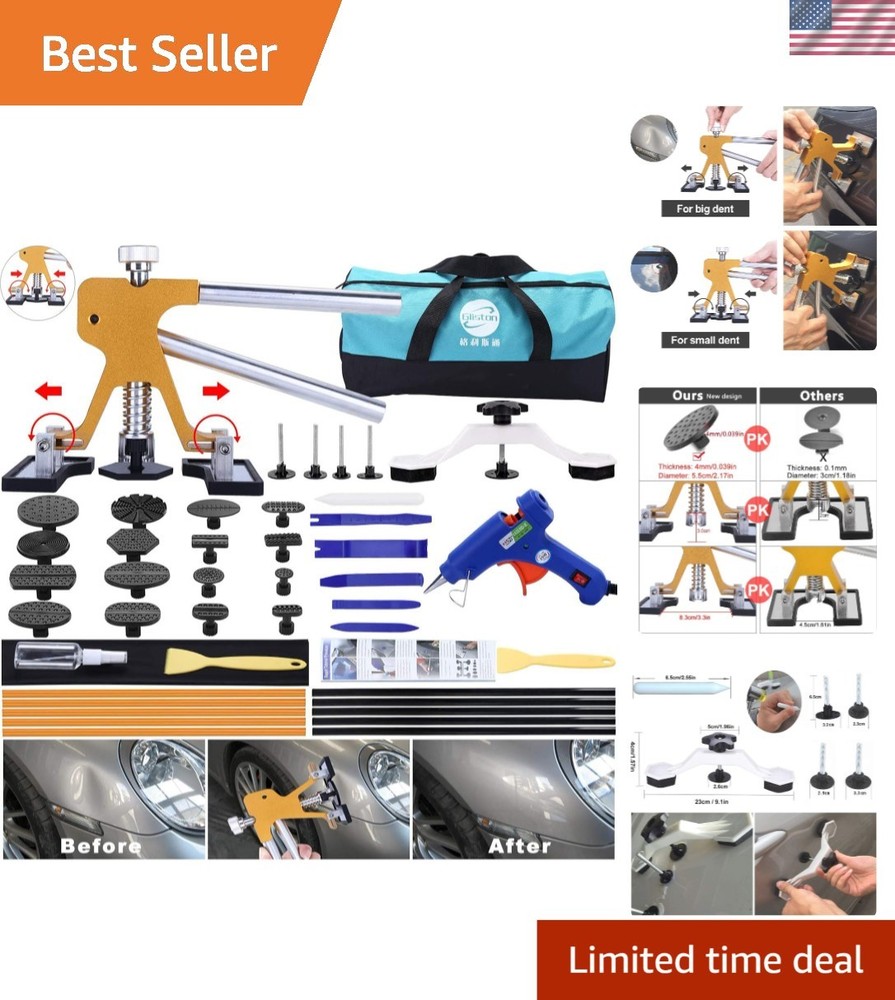 Durable 45pcs Dent Puller and Bridge Set for All Vehicles - Innovative Design