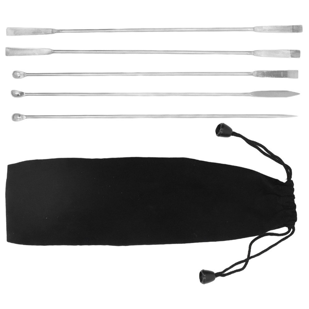 Measuring For Laboratory Spatulas For Sampling Convenient For Deeper Bottles