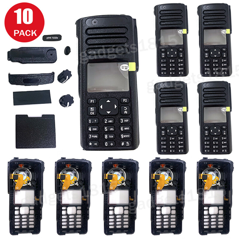 10 Lot XPR 7550e Replacement Repair Housing Case Cover With Speaker for XPR7550e