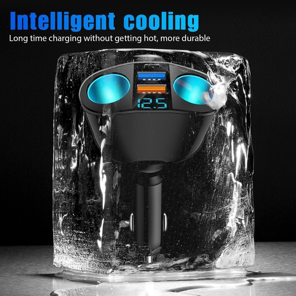 Car Cigarette Socket Battery Meter 12V Voltmeter Digital Display Voltage Gauge