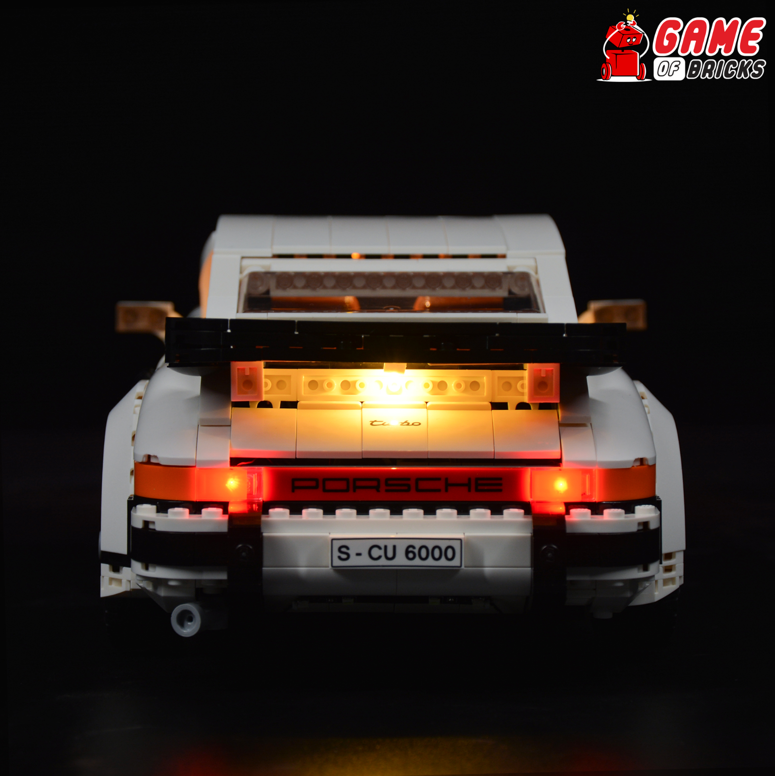 LED Light Kit for Porsche 911 Compatible with LEGO® 10295 Set (Classic Version)