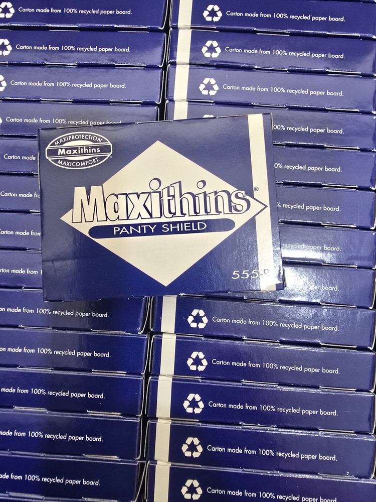 Case (200) Hospeco Maxithins Full Protecton Pads Individually Packed