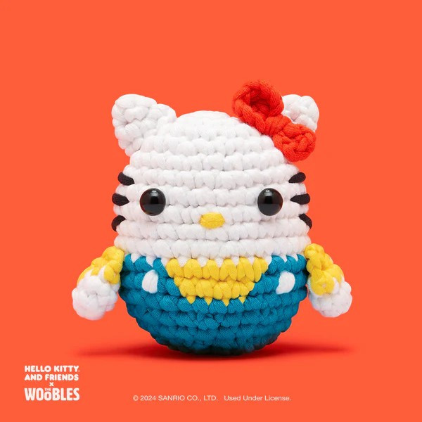 The Woobles Beginner Crochet Kit | Hello Kitty