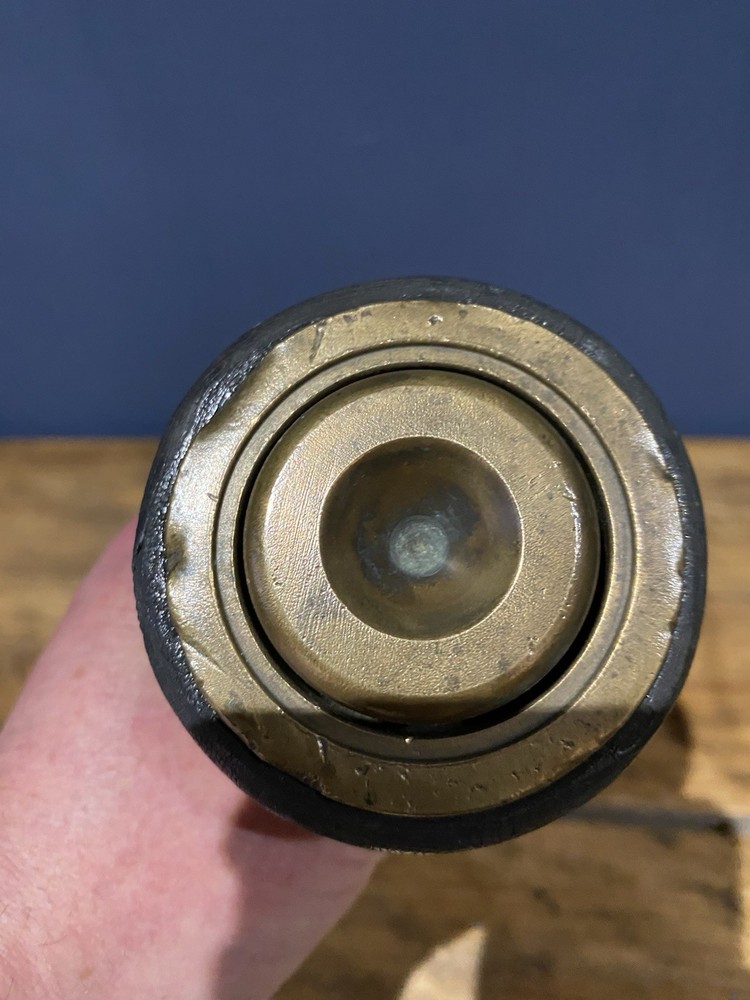 Antique Solid Brass Fire Hose Nozzle