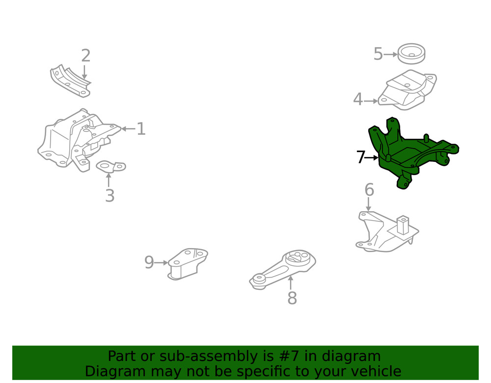 Genuine Nissan Support Bracket 11254-1HA0B