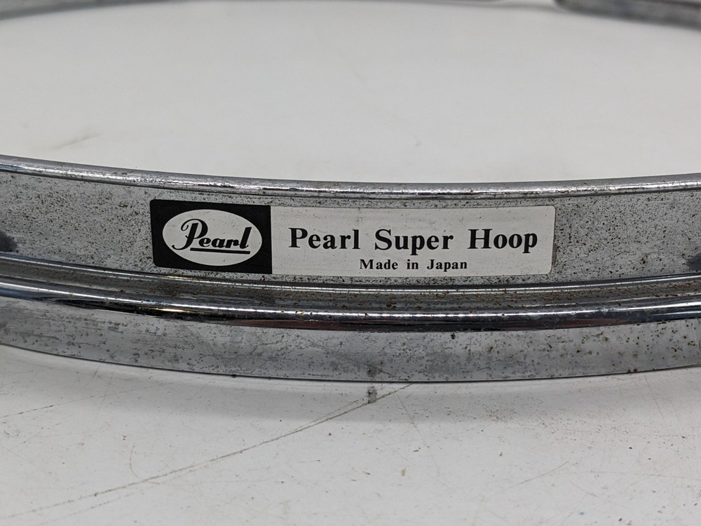 DAMAGED Pearl Maple 15x14 tom drum all maple shell white BROKEN/READ DESCRIP