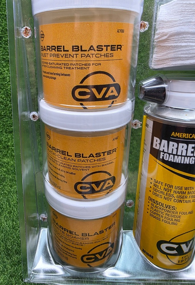 CVA Barrel Blaster Cleaning System Assorted Patches - Value Pack - AA1850
