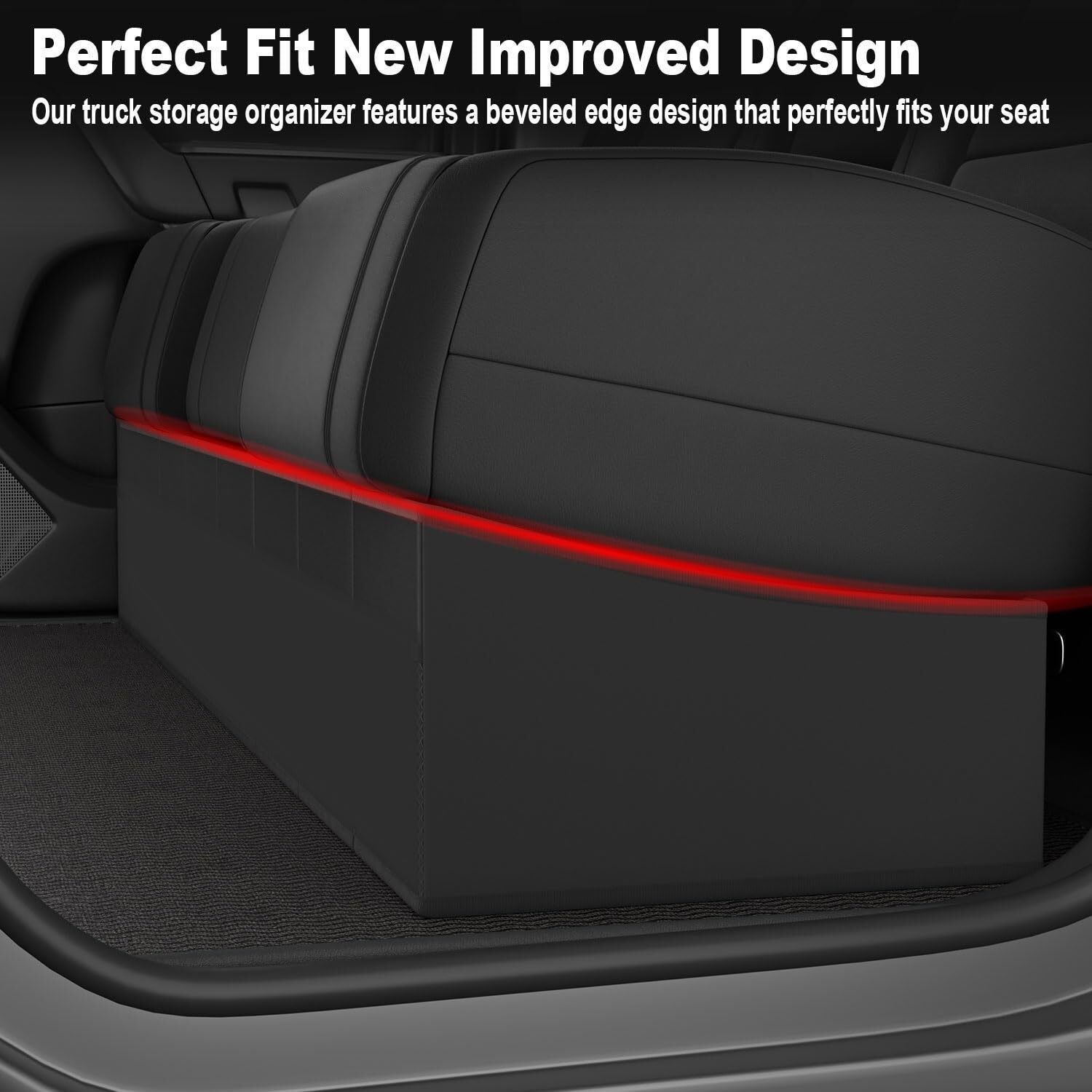 Under Seat Storage Box For 2019-2025 Chevy Silverado 1500 & GMC Sierra 1500